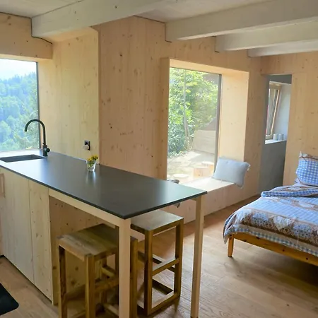 Herzli-chalet Ueber Dem Rheintal Mit Schlossblick Alpstuga Werdenberg